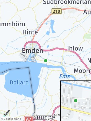 Here Map of Widdelswehr / Jarßum