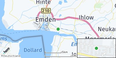 Google Map of Widdelswehr / Jarßum