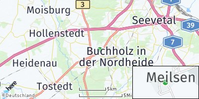 Google Map of Meilsen in der Nordheide