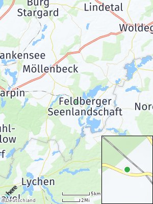 Here Map of Feldberger Seenlandschaft
