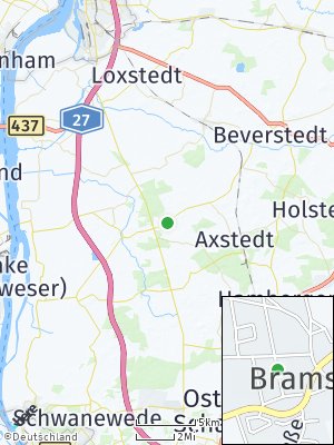 Here Map of Bramstedt bei Bremerhaven