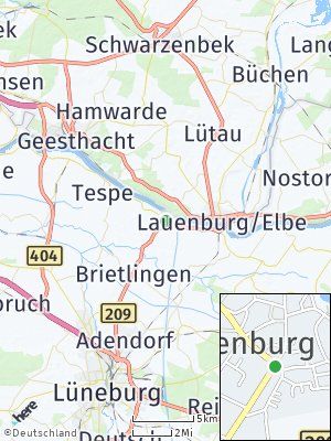 Here Map of Artlenburg