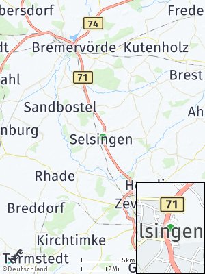 Here Map of Selsingen