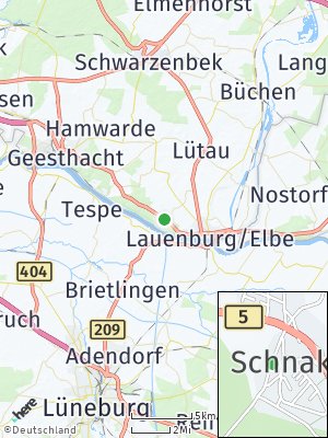Here Map of Schnakenbek