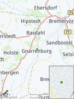 Here Map of Gnarrenburg