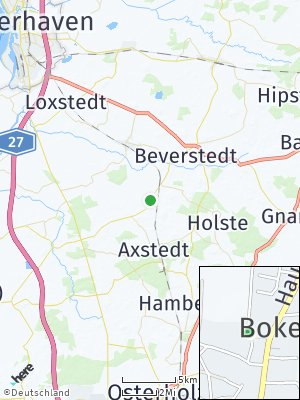 Here Map of Bokel bei Bremerhaven