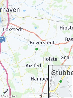 Here Map of Stubben bei Bremerhaven