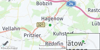 Google Map of Pätow-Steegen