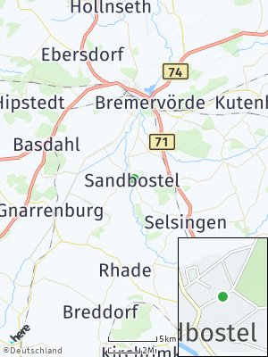 Here Map of Sandbostel