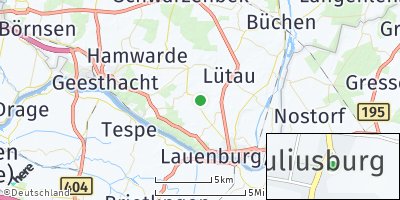 Google Map of Juliusburg
