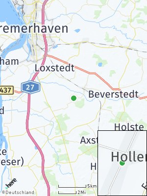 Here Map of Hollen bei Bremerhaven