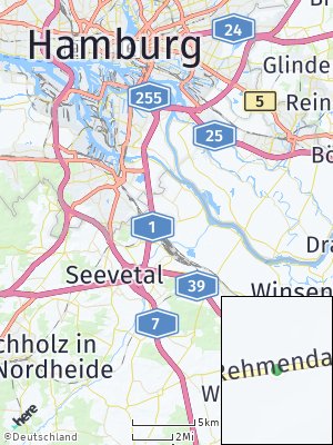 Here Map of Friesenwerdermoor
