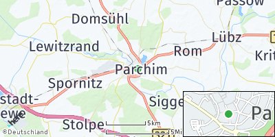 Google Map of Parchim