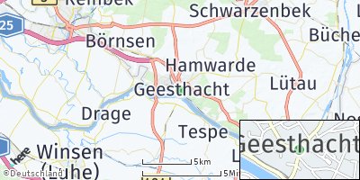 Google Map of Geesthacht