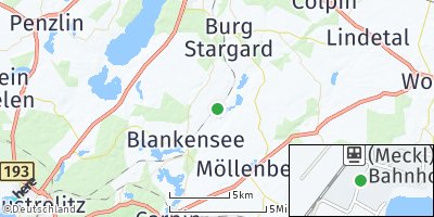 Google Map of Cammin bei Neubrandenburg