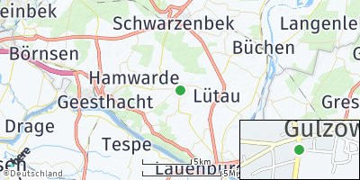 Google Map of Gülzow