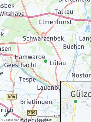 Here Map of Gülzow