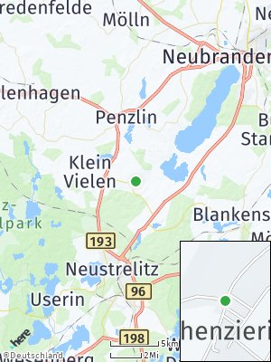 Here Map of Hohenzieritz