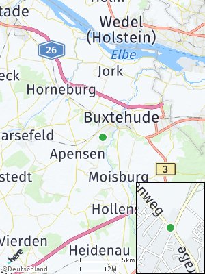 Here Map of Ottensen bei Buxtehude