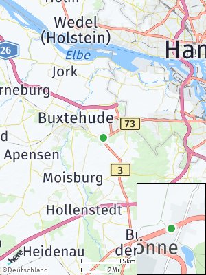 Here Map of Ovelgönne / Ketzendorf
