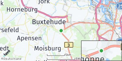 Google Map of Ovelgönne / Ketzendorf