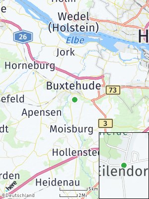 Here Map of Eilendorf bei Buxtehude
