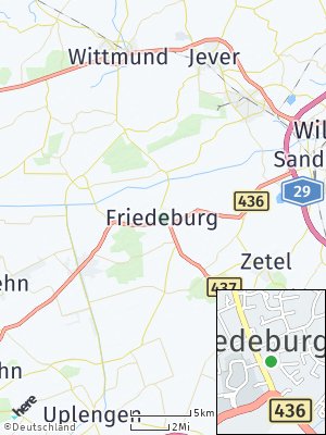 Here Map of Friedeburg