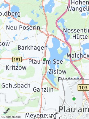 Here Map of Plau am See