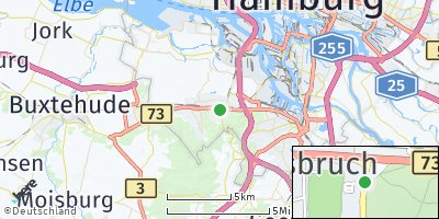 Google Map of Hausbruch