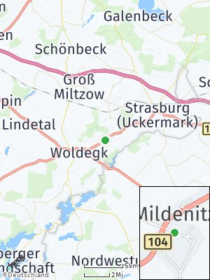 Here Map of Mildenitz