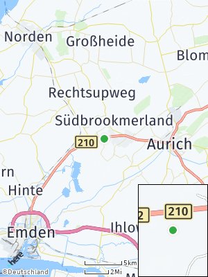 Here Map of Südbrookmerland