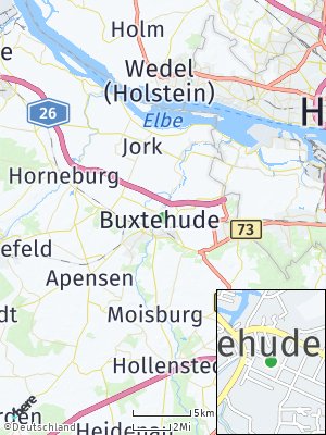 Here Map of Buxtehude