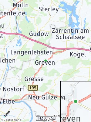Here Map of Greven bei Boizenburg