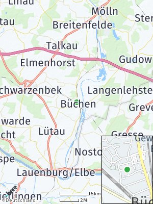 Here Map of Büchen