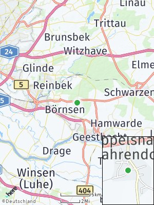 Here Map of Kröppelshagen-Fahrendorf