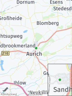 Here Map of Sandhorst