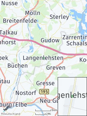 Here Map of Langenlehsten