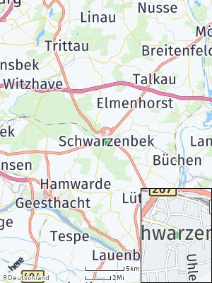 Here Map of Schwarzenbek