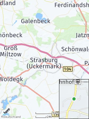 Here Map of Strasburg
