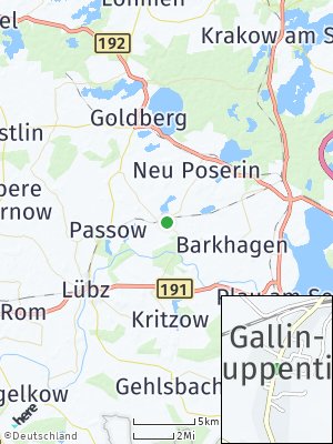 Here Map of Gallin-Kuppentin