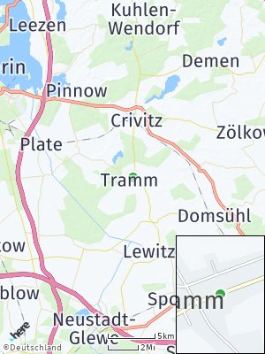 Here Map of Tramm bei Schwerin