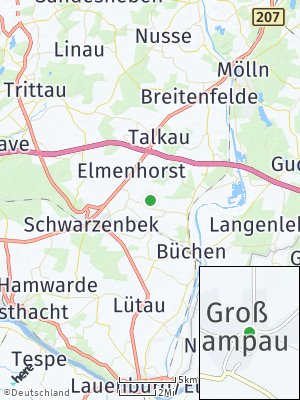 Here Map of Groß Pampau