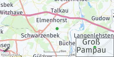 Google Map of Groß Pampau