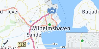 Google Map of Wilhelmshaven