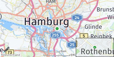 Google Map of Rothenburgsort