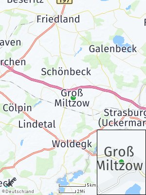 Here Map of Groß Miltzow