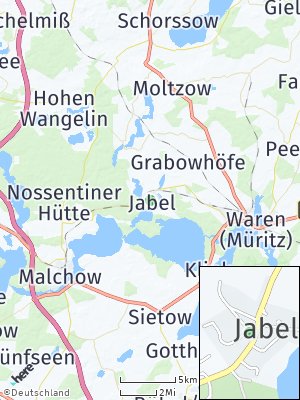 Here Map of Jabel bei Waren