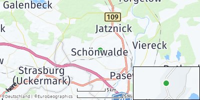 Google Map of Schönwalde