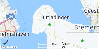 Google Map of Gemeinde Butjadingen