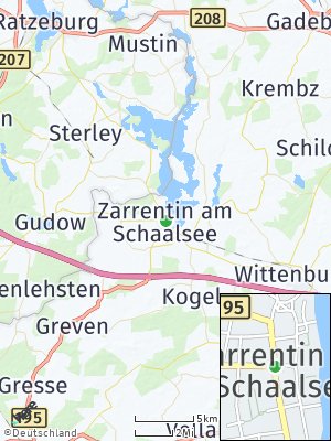 Here Map of Zarrentin am Schaalsee